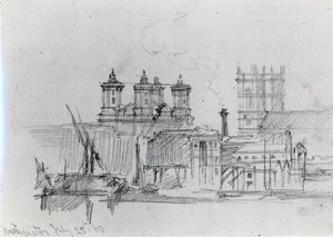 Boceto de Westminster, 1860 de George Snr Scharf